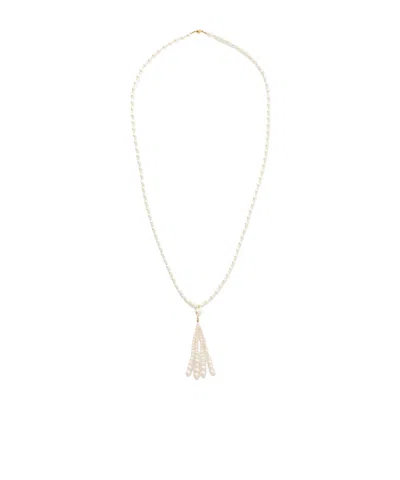 Jennifer Behr Gold-tone Crystal Necklace In Multi