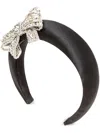 Jennifer Behr Gracelyn Bow Headband In Black