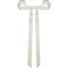 Jennifer Behr Gretta Silk Bow Barrette In Metallic
