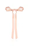 Jennifer Behr Gretta Silk Bow Barrette In Pink