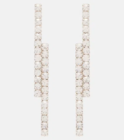 Jennifer Behr Gwen Crystal-embellished Drop Earrings In Gold