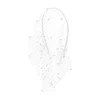 Jennifer Behr Violette Pearl-embellished Veil Headband In White