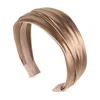 Jennifer Behr Natasha Satin-finish Headband In Brown