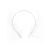 Jennifer Behr Veil-detail Fishnet Headband In White