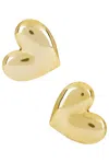 Jennifer Behr Hart Earrings In Gold
