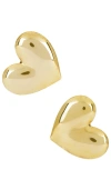 Jennifer Behr Hart Earrings In Gold