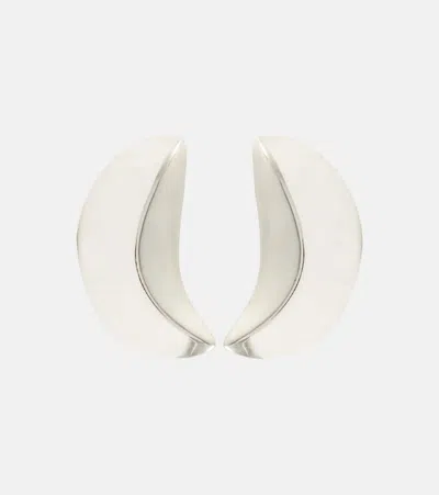 Jennifer Behr Hartigan Moon Earrings In Silver