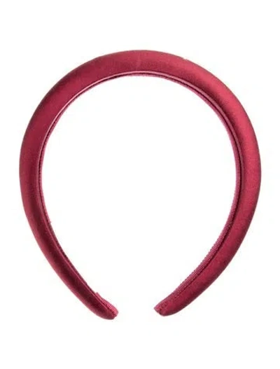 Pre-owned Jennifer Behr Head Band In Burgundy