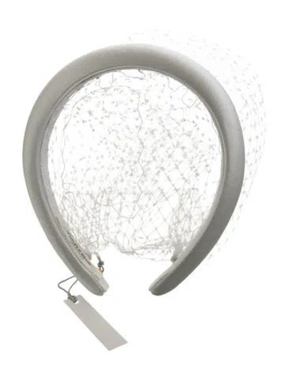 Pre-owned Jennifer Behr Headband In White