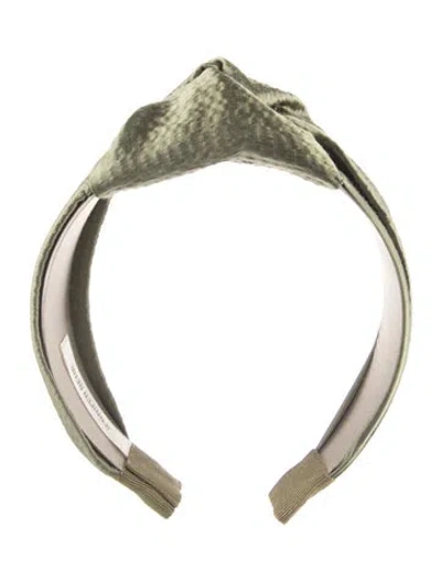 Pre-owned Jennifer Behr Headbane In Green