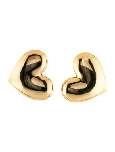 Pre-owned Jennifer Behr Heart Stud Earrings In Multi