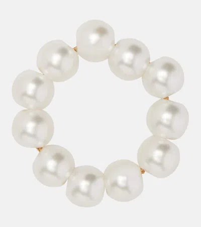 JENNIFER BEHR HENLEY FAUX PEARL SCRUNCHIE