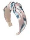 Jennifer Behr Ikat Samaya Headband In Blau