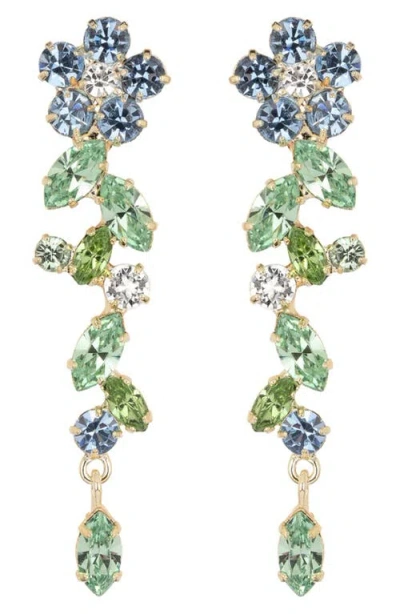 Jennifer Behr Jasmina Drop Earrings In Green