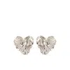 Jennifer Behr Pansy Stud Earrings In Silver