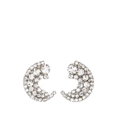 Jennifer Behr Crystal-embellished Earrings In Silver