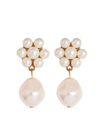 Jennifer Behr Josie Earrings In White