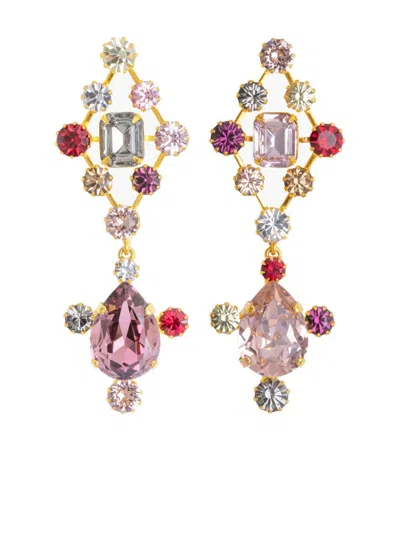 Jennifer Behr Jovanne Earrings In Pink