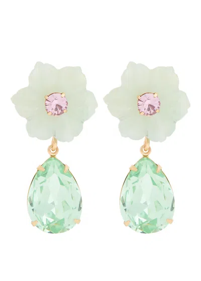 Jennifer Behr Juna 18kt Gold-plated Drop Earrings In Metallic