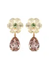 Jennifer Behr Juna Flower-drop Earrings In Gold