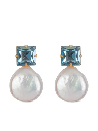 Jennifer Behr Junia Earrings In Blue