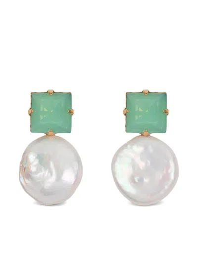 Jennifer Behr Junia Earrings In White