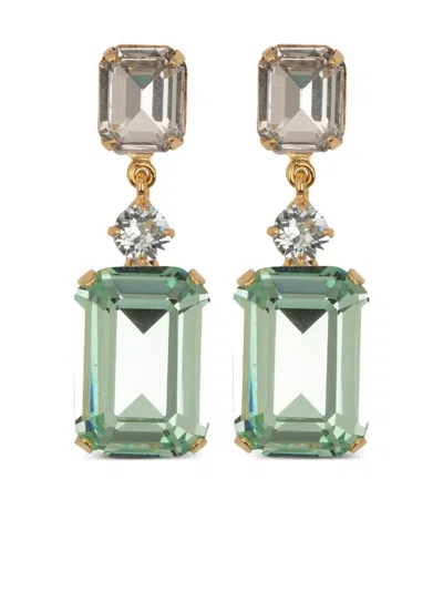 Jennifer Behr Justine Earrings In Green