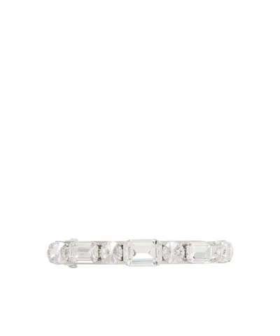 Jennifer Behr Justine Silver-tone Crystal Hair Clip In Metallic