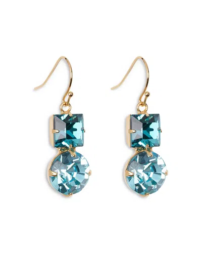 Jennifer Behr Kaiden Crystal-embellished Earrings In Blue