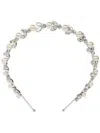 Jennifer Behr Kamila Crystal-embellished Headband In Silver