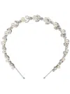 Jennifer Behr Kamila Crystal-embellished Headband In Silver