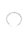 Jennifer Behr Kamila Crystal-embellished Headband In Crystal Pearl