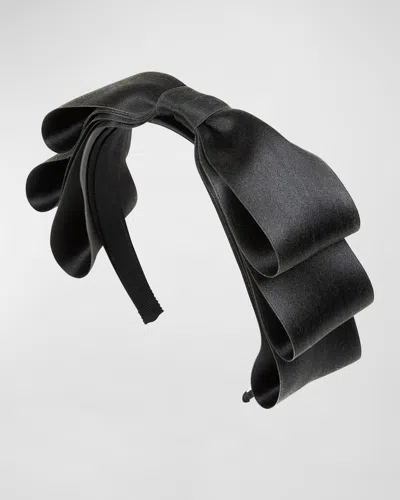 JENNIFER BEHR KARINA BOW SATIN HEADBAND