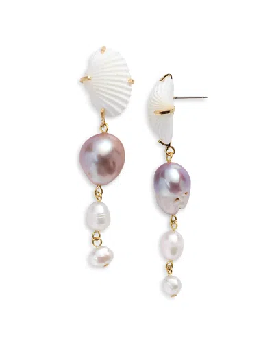 Jennifer Behr Kasumi Drop Earrings In Purple