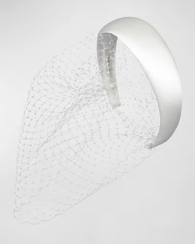 JENNIFER BEHR KATE VOILETTE SATIN HEADBAND