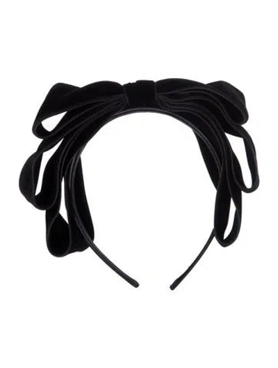 Pre-owned Jennifer Behr Katya Black Headband  W/tags