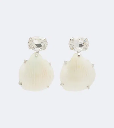 Jennifer Behr Kauai Embellished Drop Earrings In Silver