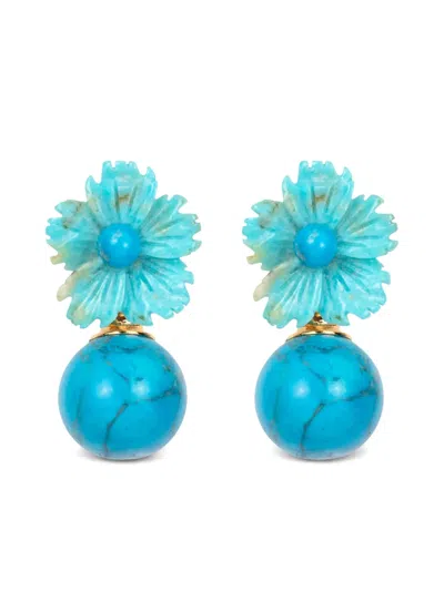 Jennifer Behr Kaylene Earrings In Blue