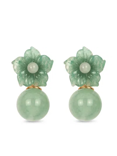 Jennifer Behr Kaylene Earrings In Green