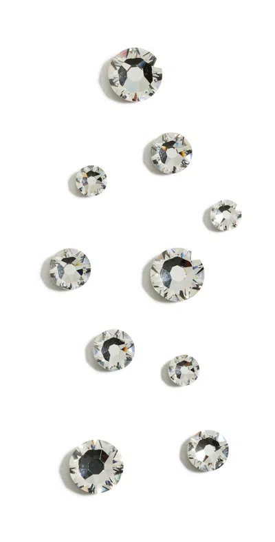 Jennifer Behr Kira Hair Magnets Crystal In Transparent