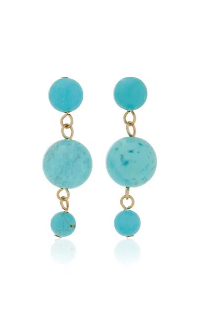 Jennifer Behr Kortina Earrings In Blue