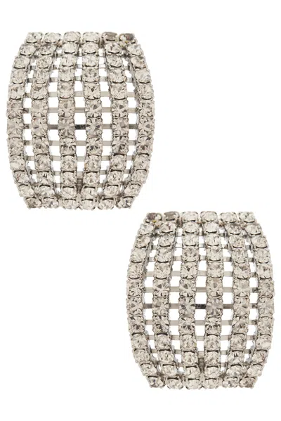 Jennifer Behr Kyrie Hoop Earrings In Silver