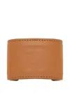 Jennifer Behr Leather Ponywrap Hair Accessory In Brown