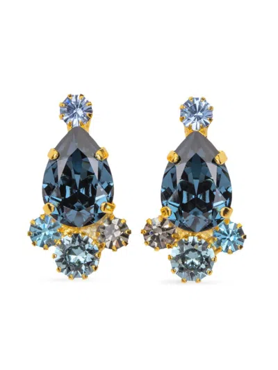 Jennifer Behr Leila Earrings In Blue