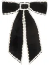 Jennifer Behr Lennox Bow Barrette In Black