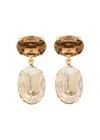 Jennifer Behr Lenora 18kt Gold-plated Drop Earrings In Brown