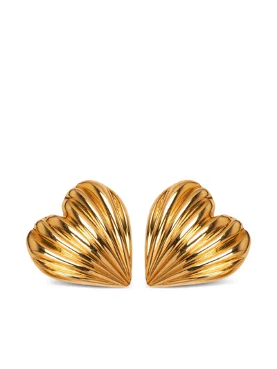 Jennifer Behr Libi Heart-shaped Earrings In Gold