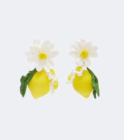 Jennifer Behr Limoncello Drop Earrings In Yellow