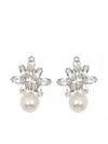 Jennifer Behr Liza Pearl Earrings In Silver
