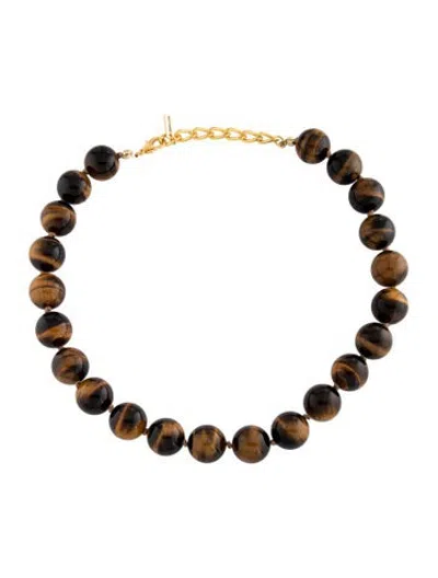 Pre-owned Jennifer Behr Louisa Bead Strand Necklace, 19.25" In Multicolor
